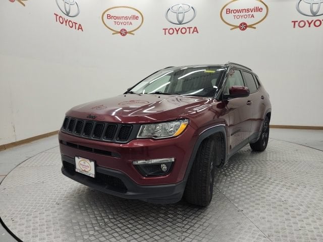 Used 2021 Jeep Compass Altitude with VIN 3C4NJCBB8MT587401 for sale in Brownsville, TX