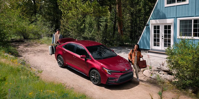 Red 2025 Toyota Corolla