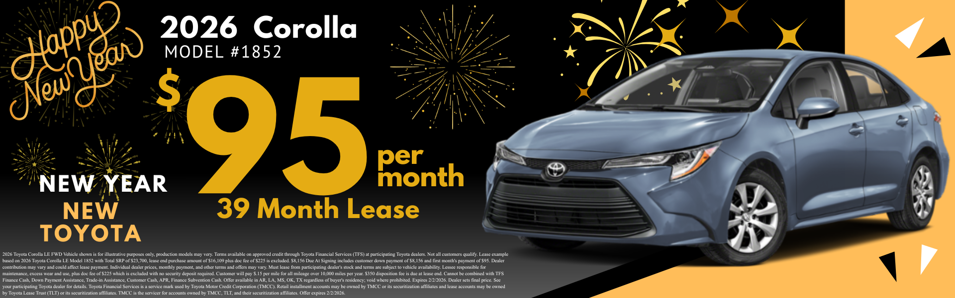 New Year New Toyota Sales Events Best Lease Deals in Texas