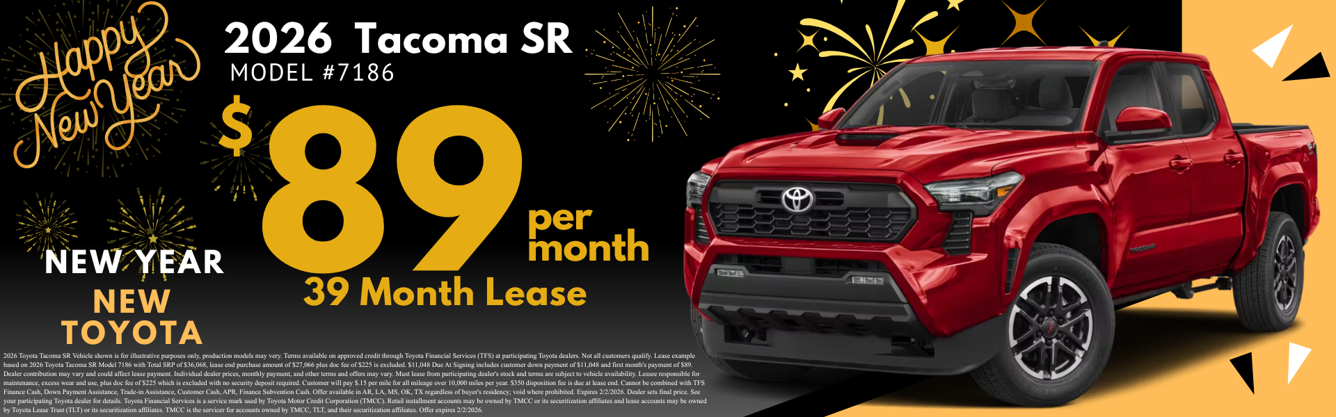 New Year New Toyota Sales Events Best Lease Deals in Texas