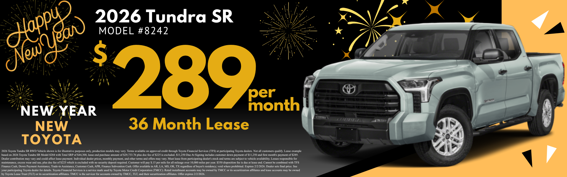 New Year New Toyota Sales Events Best Lease Deals in Texas
