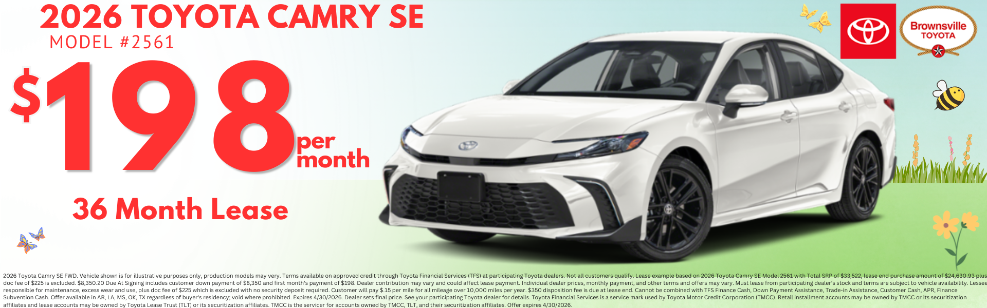 Best Toyota Lease Deals and Sale Prices in Brownsville Texas