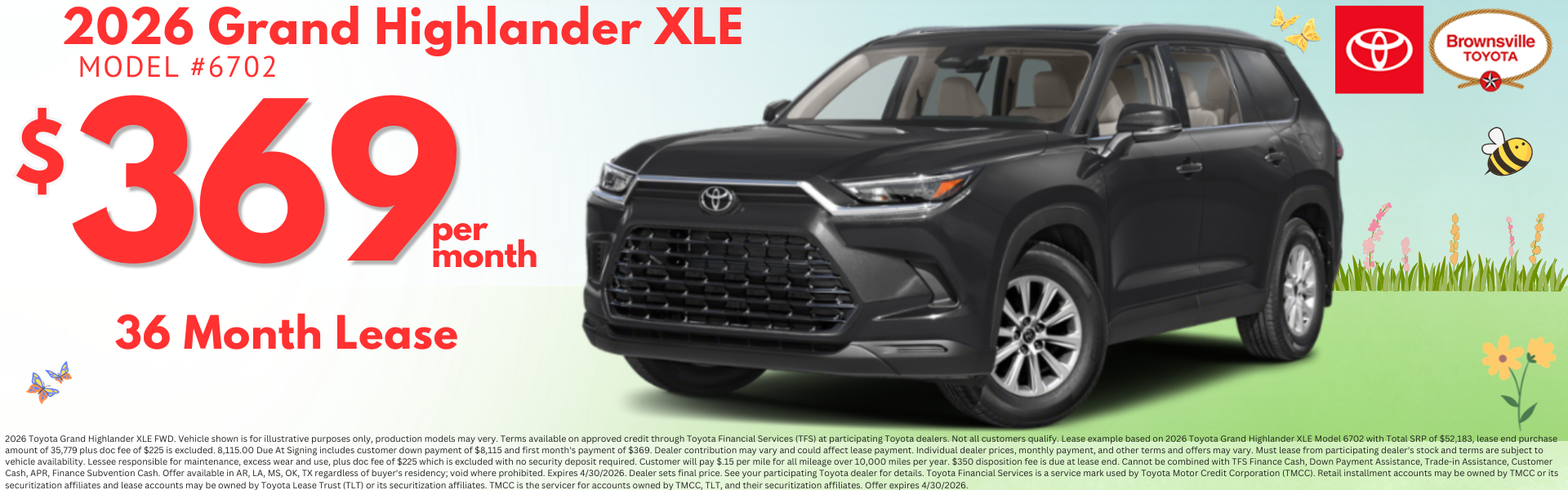 Best Toyota Lease Deals and Sale Prices in Brownsville Texas