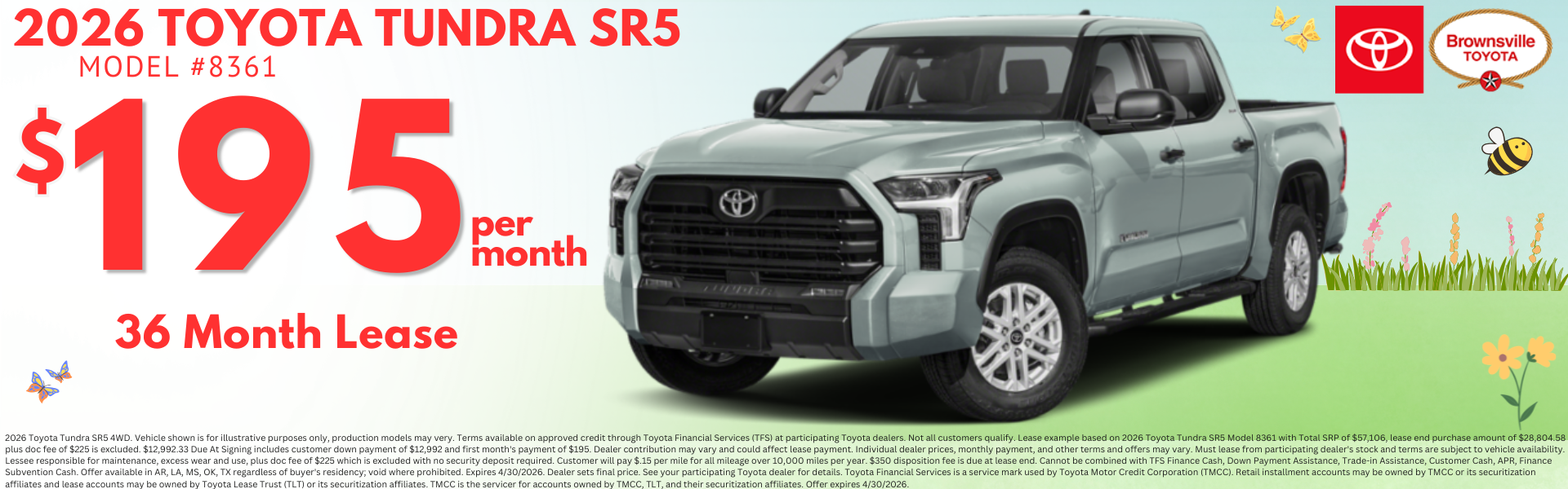 Best Toyota Lease Deals and Sale Prices in Brownsville Texas