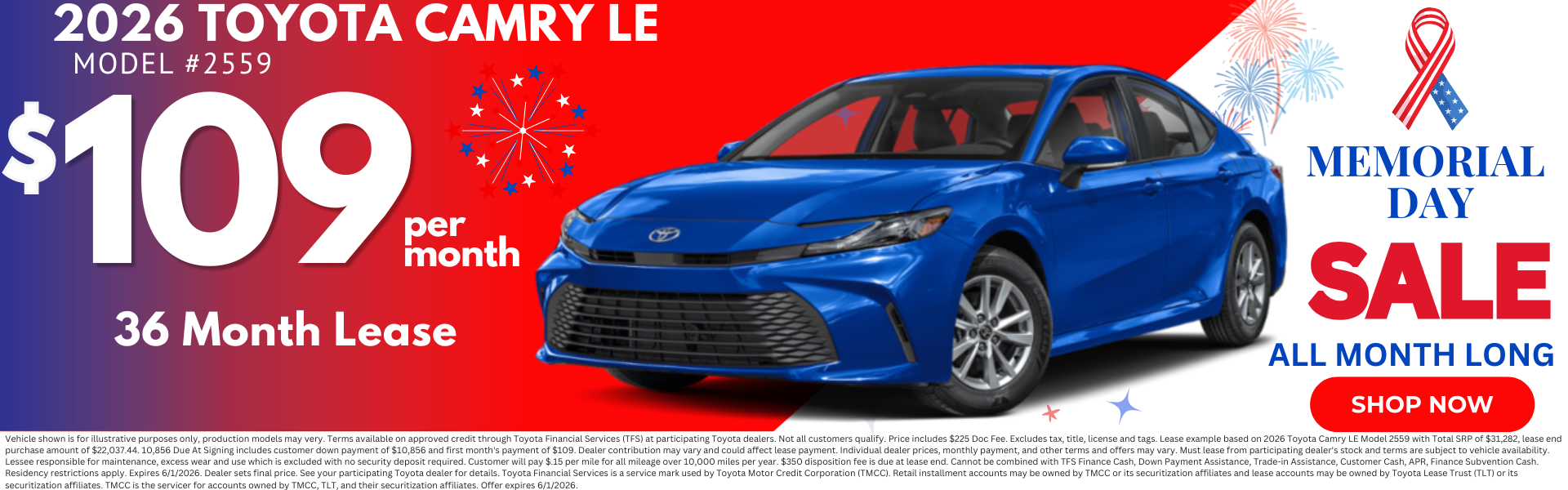 Best Toyota Camry Lease Deals in TX