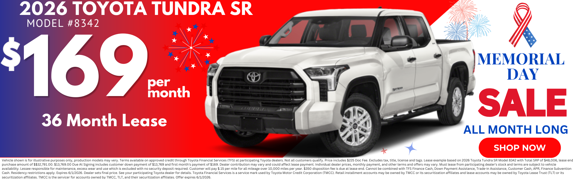 Best Toyota Tundra Lease Deals in TX