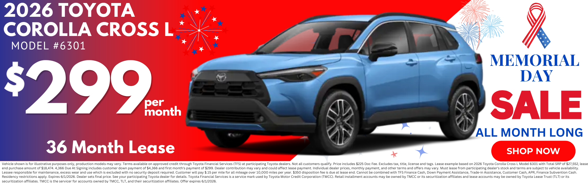 Best Toyota Corolla Cross Lease Deals in TX