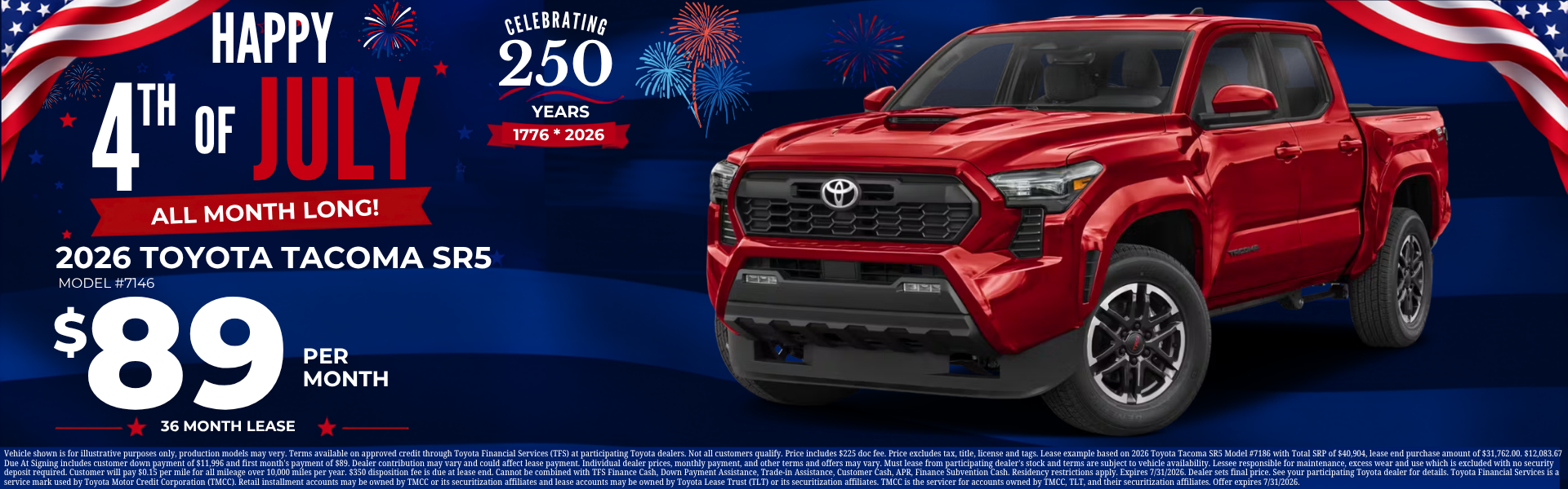 Best Toyota Tacoma Lease Deals and Sale Prices in Brownsvill