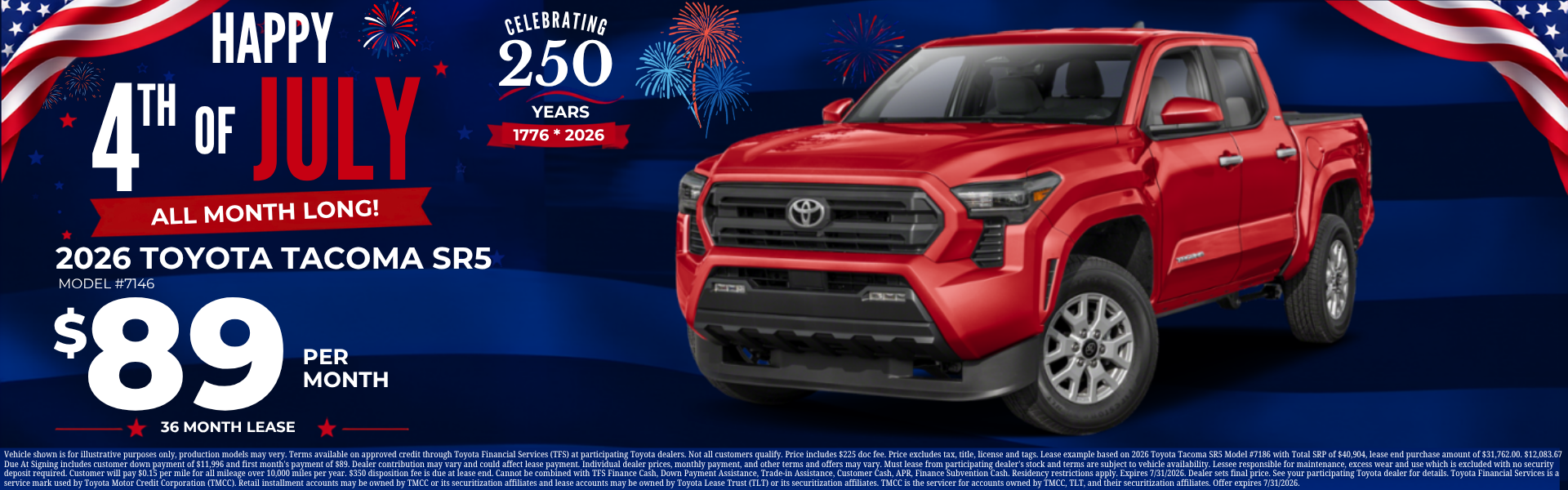 Best Toyota Tacoma Lease Deals and Sale Prices in Brownsvill