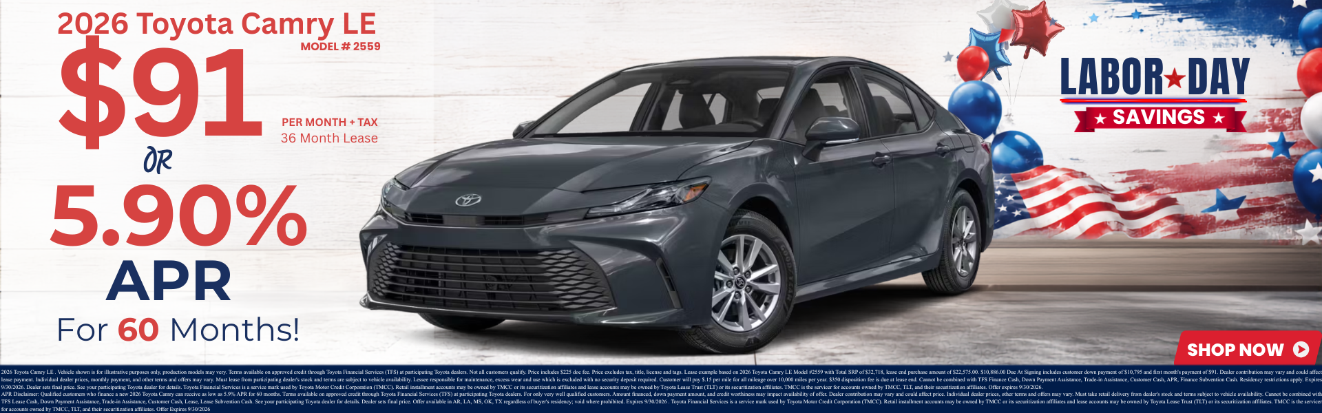 Best Toyota Camry Specials and Lease Deals in Brownsville-Ha