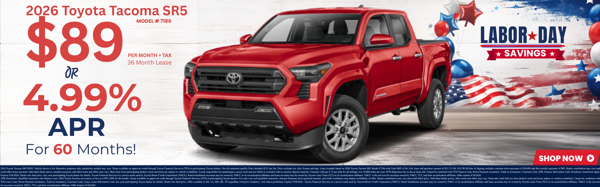 Best Toyota Tacoma Lease Deals and Sale Prices in Brownsvill