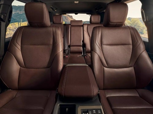 2025 Toyota Land Cruiser front and back seats