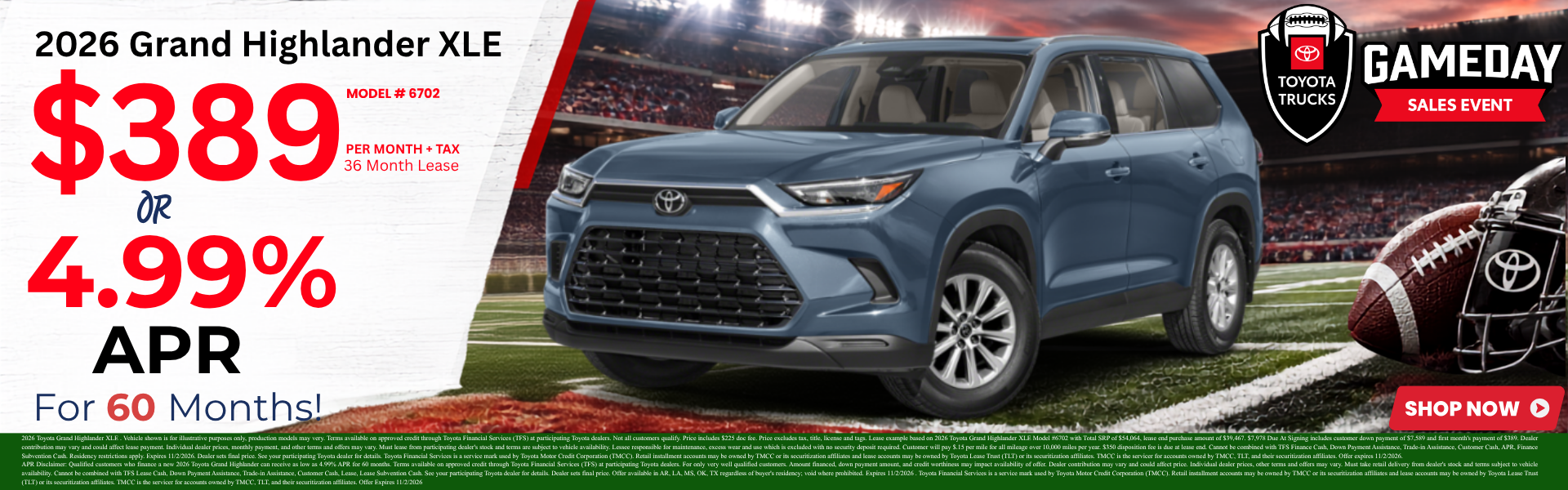 Grand Highlander Lease Deals