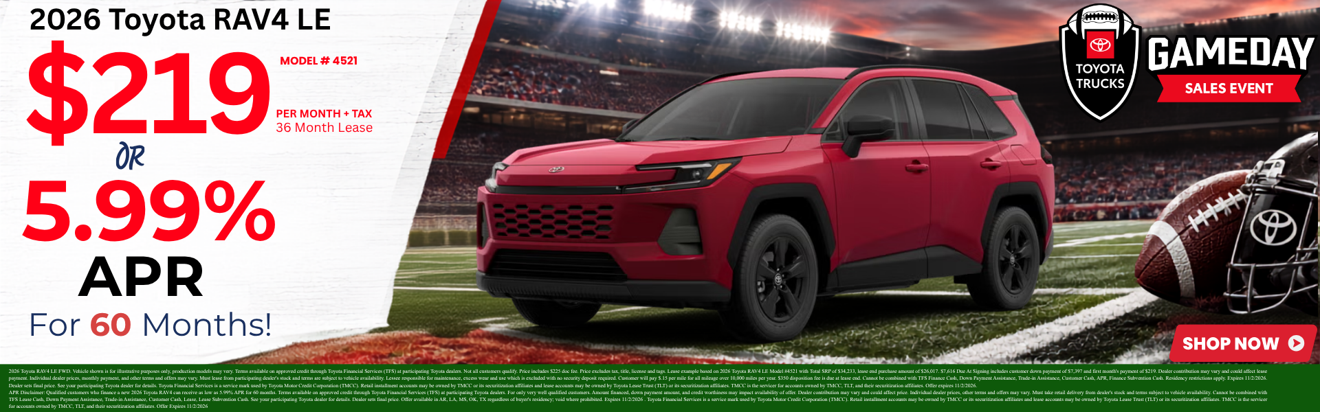 Best Toyota RAV4 Lease Deals and Sale Prices in Brownsville-