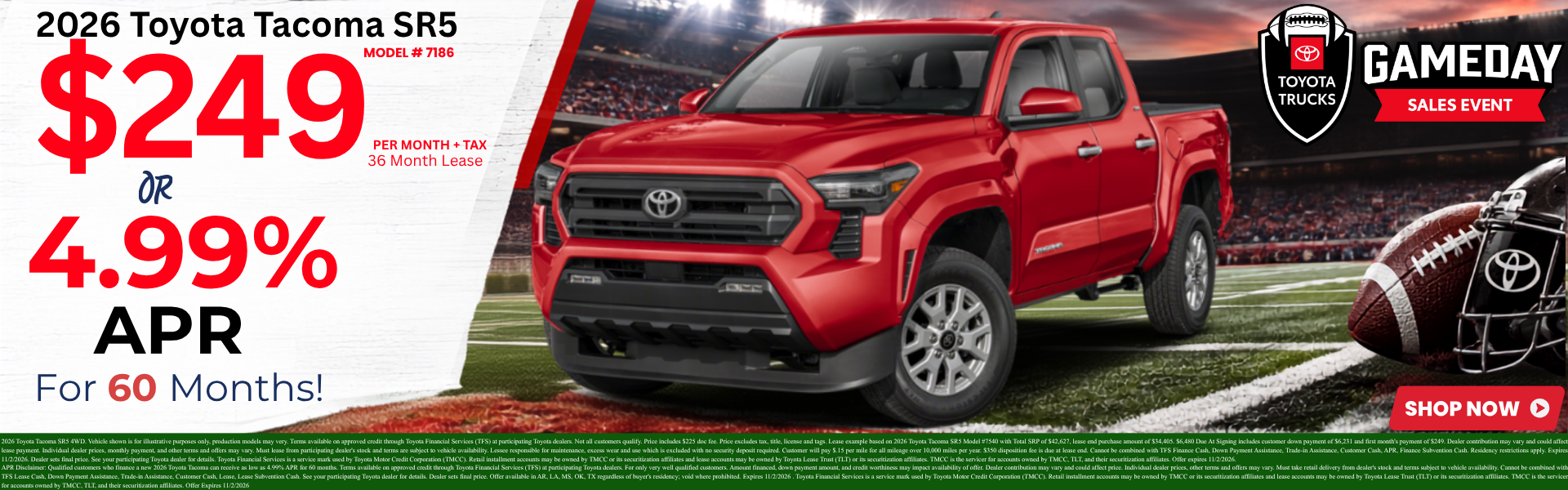 Best Toyota Tacoma Lease Deals and Sale Prices in Brownsvill