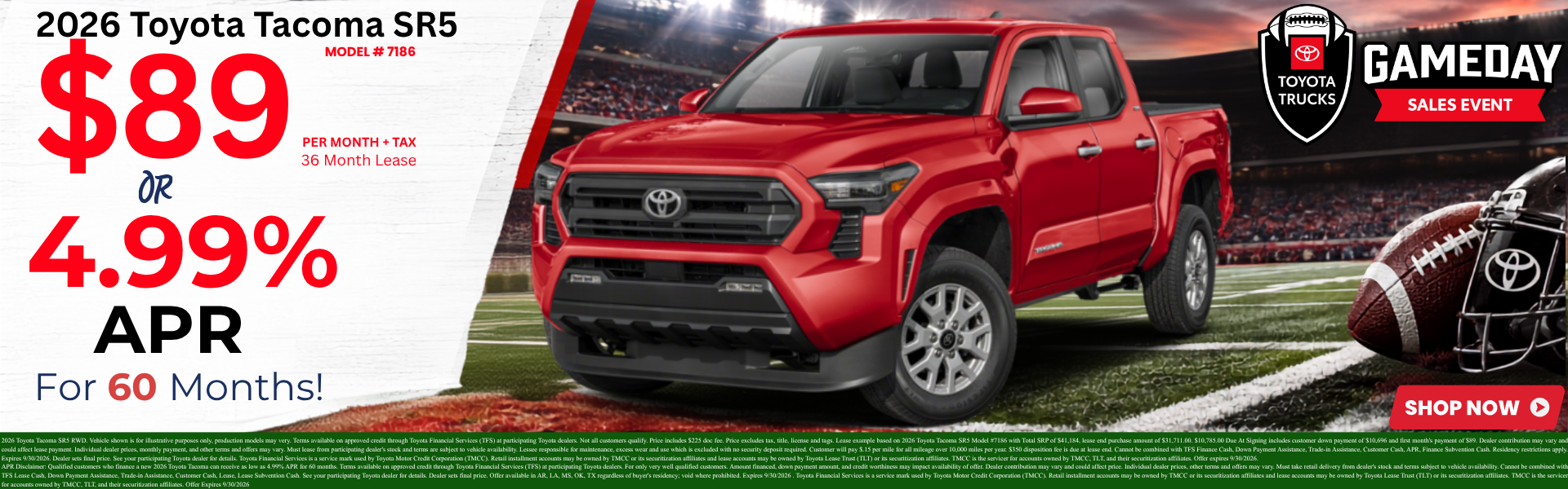 Best Toyota Tacoma Lease Deals and Sale Prices in Brownsvill
